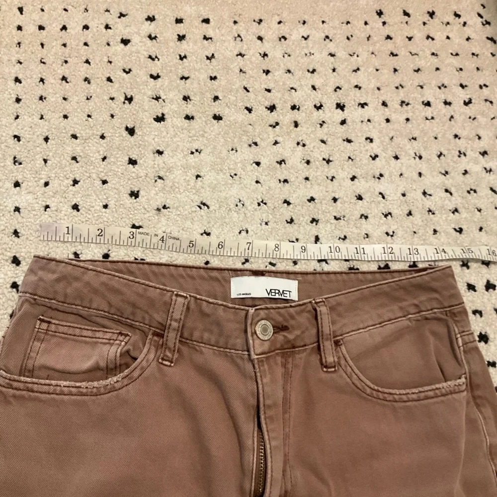 Vervet Los Angeles Aztec Super High Rise 90’s Vintage Crop Flare jeans, 27 - Picture 9 of 10